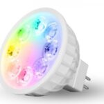 MI-104 LED Leuchtmittel MR16 12V AC RGB-CCT 4W 2,4GHz