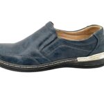 Mokassins Halbschuhe Slipper Blau 41