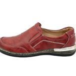 Mokassins Halbschuhe Slipper Rot 38