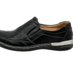 Mokassins Halbschuhe Slipper Schwarz 36