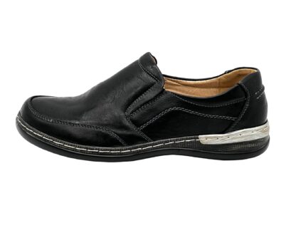 Mokassins Halbschuhe Slipper Schwarz 37