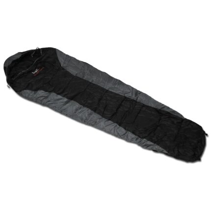 Mumienschlafsack Economic schwarz grau – mit Kapuze Einsatz & Daypacks | Outdoor Militär Tactical Gear