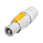 NAC 3 FCB powerCON Kabelstecker 230V verriegelbar grau OUT