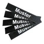 Namensbänder 5er Set Schwarz – Einsatz & Daypacks – Modell 3042 | Outdoor Militär Tactical Gear