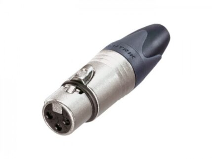 NC 3 FXX XLR Kabelbuchse, silber 3-Pol