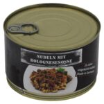 Nudeln mit Bolognesesoße Vollkonserve 400 g – Einsatz & Daypacks | Outdoor Militär Tactical Gear