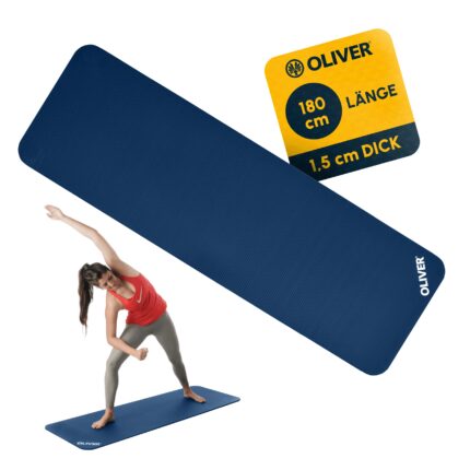 Oliver Gymnastikmatte 180 x 60 x 1.5 cm