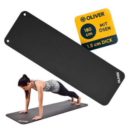 Oliver Gymnastikmatte 180 x 60 x 1.5 cm