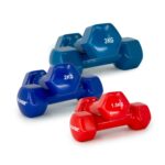 OLIVER Vinyl Hantel 3 Gewichte Kombi - 1.5kg, 2kg u. 3kg