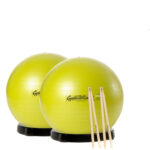 Original Pezzi MAXAFE 2x Drum it m. Ballschalen, Drum Sticks (65cm)