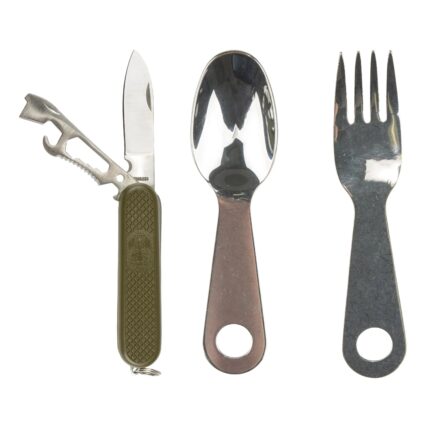 Outdoor Essbesteck-Set mit Taschenmesser – Einsatz & Daypacks | Outdoor Militär Tactical Gear