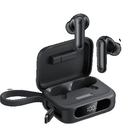 P41i | Earbuds mit Handy-Ladefunktion Schwarz Integrierter Lightning-Stecker