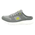 Pantoletten Sandalette Slipper Sabots Hellgrau-Grün 42