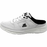 Pantoletten Sandalette Slipper Sabots Weiß-Schwarz 41