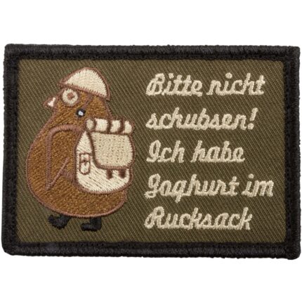 Patch Bitte nicht schubsen – Einsatz & Daypacks | Outdoor Militär Tactical Gear