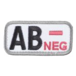 Patch Blutgruppe AB Neg – Zubehör | Outdoor Militär Tactical Gear