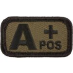Patch Blutgruppe – Zubehör – Modell 6851 | Outdoor Militär Tactical Gear