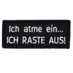Patch Ich atme ein ich raste aus – Zubehör | Outdoor Militär Tactical Gear