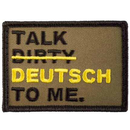 Patch Talk Dirty – Zubehör | Outdoor Militär Tactical Gear