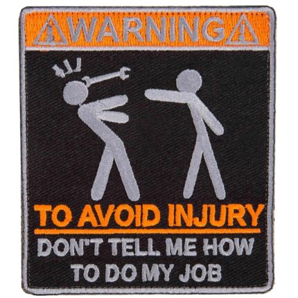 Patch Warning – Zubehör – Modell 8006 | Outdoor Militär Tactical Gear