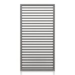 Pergola Lamellen Seitenwand - Holz, Graphit