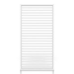 Pergola Lamellen Seitenwand - Holz, Weiß