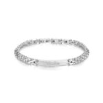 Police Herren Armband Edelstahl Silber Kettenarmband Herrenarmband Silber Kette Herren Schmuck Armband Silber