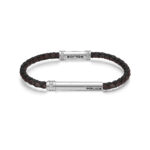 Police Herren Armband Leder Braun/Schwarz Herrenarmband Lederarmband Herren Schmuck Lederarmband Herren Lederband