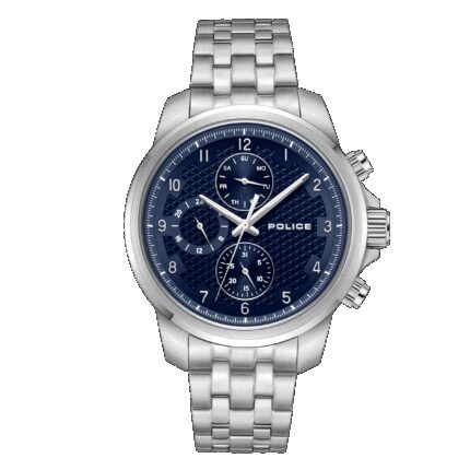 Police Herren Armbanduhr Analog Quarz Uhr Silber 44 mm Edelstahl MENSOR PEWJK0021505 - Jetzt kaufen