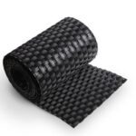 Polyrattan - Sichtschutzstreifen in Schwarz MW 5 x 20 cm