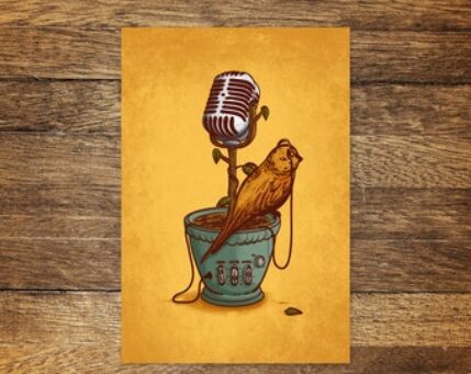 Postkarte Modell: "Micro Flower"