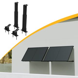 Powerness Aufständerung Solarmodul Halterung Balkonkraftwerk für Wand - 2 Sets (für 2 Solarpaneel) / Abholung Hamburg