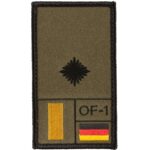 Rank Patch Leutnant – Funktionsshirts – Modell 0475 | Outdoor Militär Tactical Gear