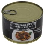 Rindergulasch ungarisch mit Nudeln Vollkonserve 400 g – Einsatz & Daypacks | Outdoor Militär Tactical Gear