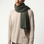 Rippstrick-Schal Modell: Nagna GOTS