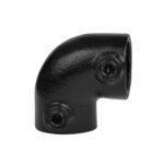 Rohrverbinder Bogen 90° - Typ 6B - 26,9 mm (Schwarz)