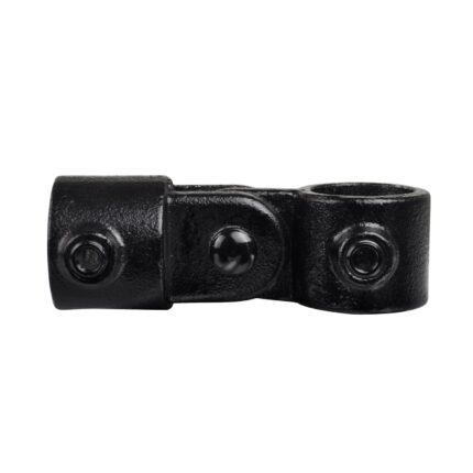 Rohrverbinder Elenkstück Einfach - Typ 44D - 42,4 mm (Schwarz)