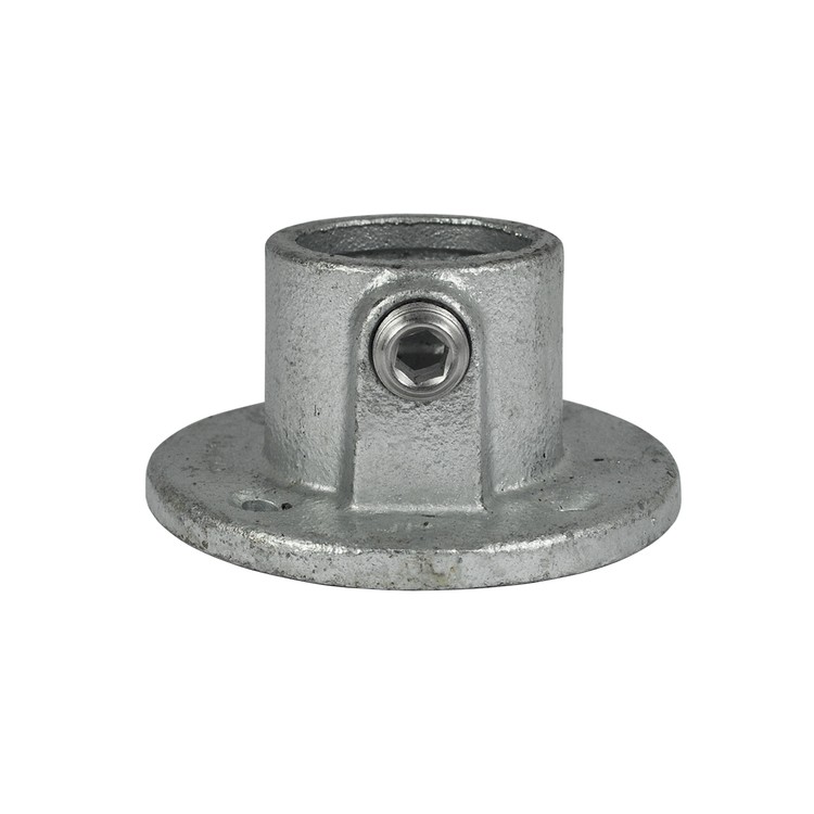 Rohrverbinder Fussplatte Rund - Typ 10B - 26