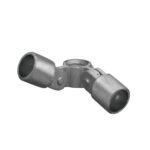 Rohrverbinder Gelenkstück Doppel 90° - Typ 48C - 33,7 mm