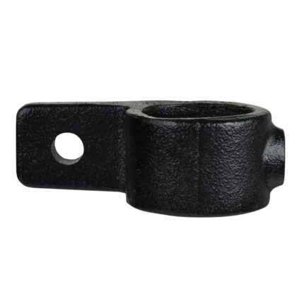 Rohrverbinder Ösenteil Mit Einzellasche - Typ 55C - 33,7 mm (Schwarz)