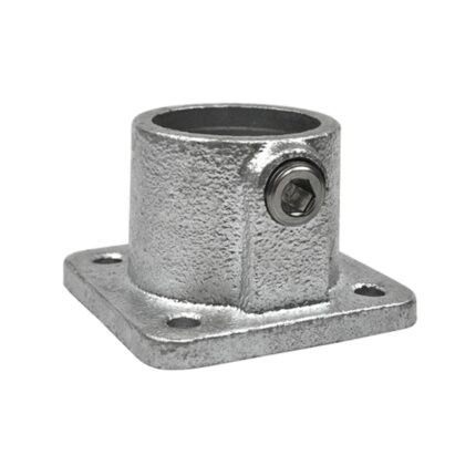 Rohrverbinder Quadratische Fußplatte - Typ 11C - 33,7 mm