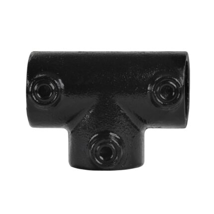 Rohrverbinder T-stück Lang - Typ 4D - 42,4 mm (Schwarz)