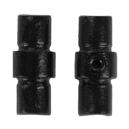Rohrverbinder Verlängerungsstück Innen - Typ 9C - 33,7 mm (Schwarz)