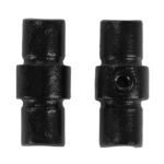 Rohrverbinder Verlängerungsstück Innen - Typ 9E - 48,3 mm (Schwarz)