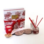 Rosa Pfingstrose Aromatherapie Geschenkset