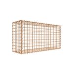 Rostige Gabione 100 cm x 50 cm x 30 cm (L x H x T), Maschenweite 5 cm x 5 cm, Spirale