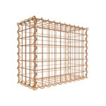 Rostige Gabione 50 cm x 40 cm x 20 cm (L x H x T), Maschenweite 5 cm x 5 cm, Spirale