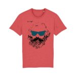 SALE:CHILLER - Rotes Herren TShirt - KARLSKOPF