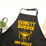 Schritt zurück - Opa grillt! - Grillschürze