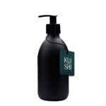 Schwarze Pumpflasche